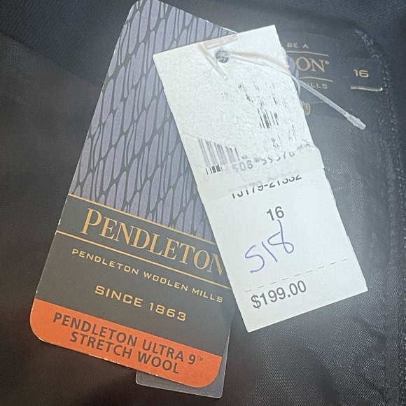 New! PENDLETON ULTRA 9' stretch wool black dress size 16 - Picture 10 of 13